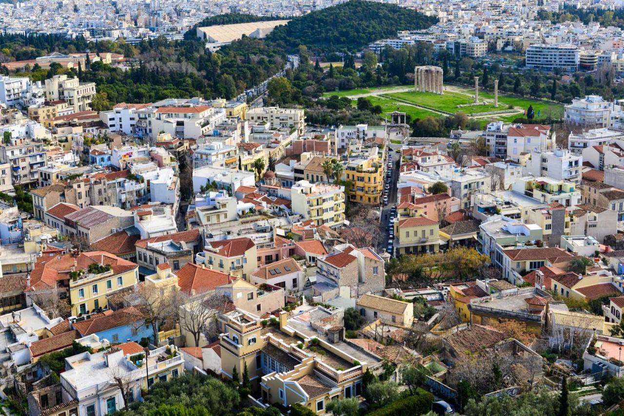 Athens Cozy Studio 4 Min Walk To The Acropolis Hil Apartman Kültér fotó